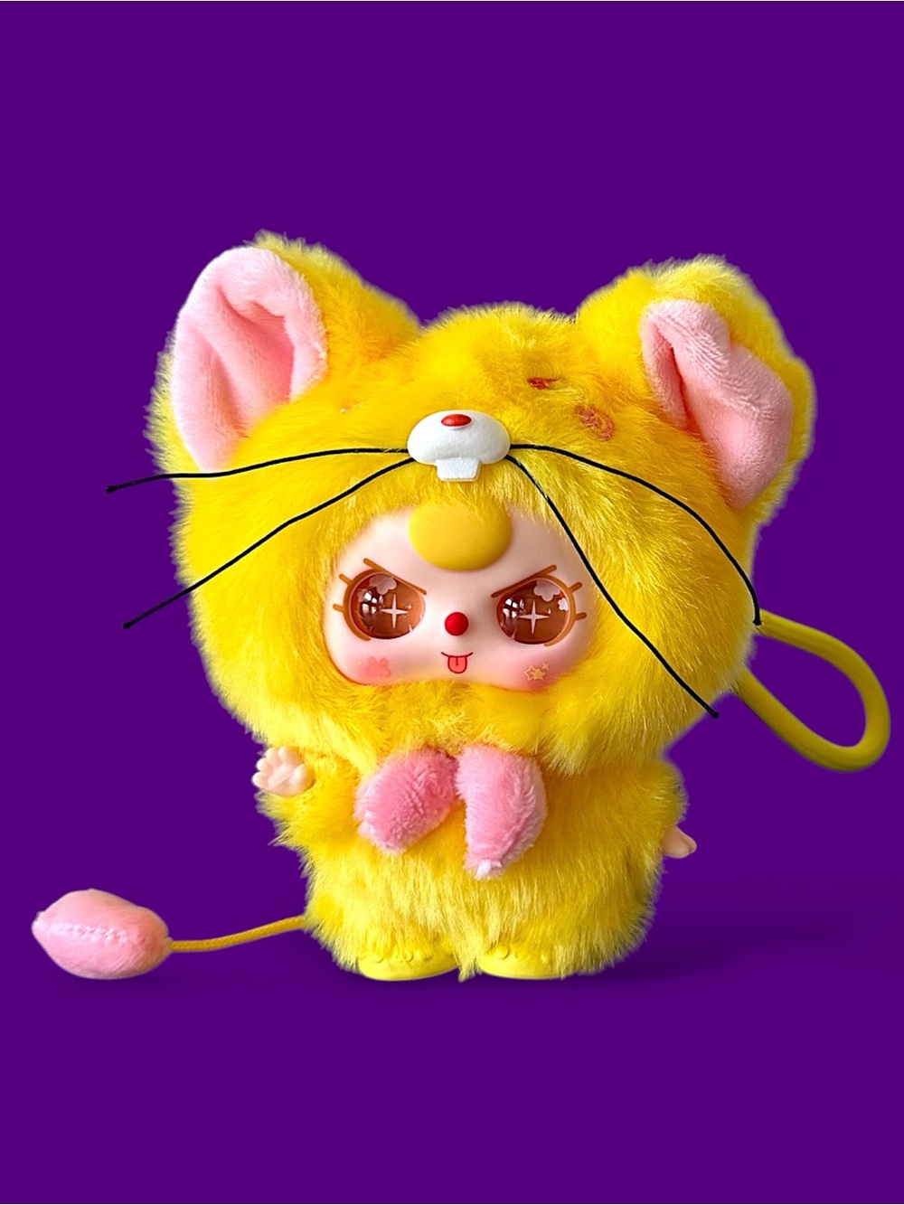 Baby Three Weirdly Adorable Series Mini Plush Pendant Yellow Rat Confirmed
